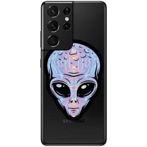 Samsung S21 Ultra Alien Transparent Silicone TPU Θήκη