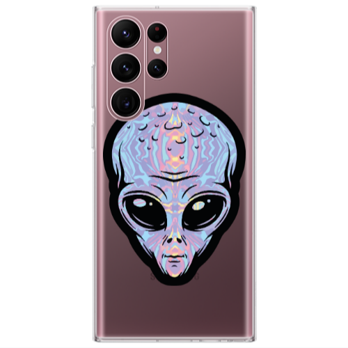 Samsung S22 Ultra Alien Transparent Silicone TPU Θήκη