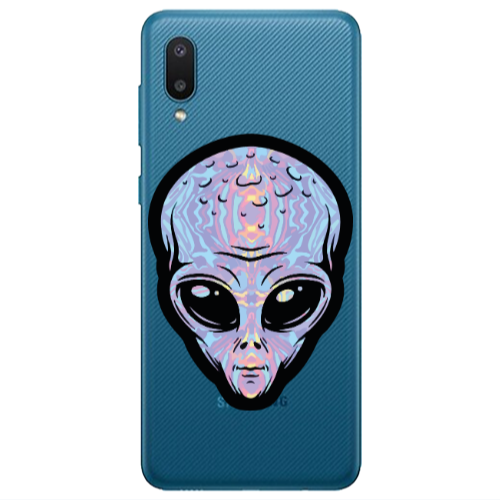 Samsung A02 Alien Transparent Silicone TPU Θήκη