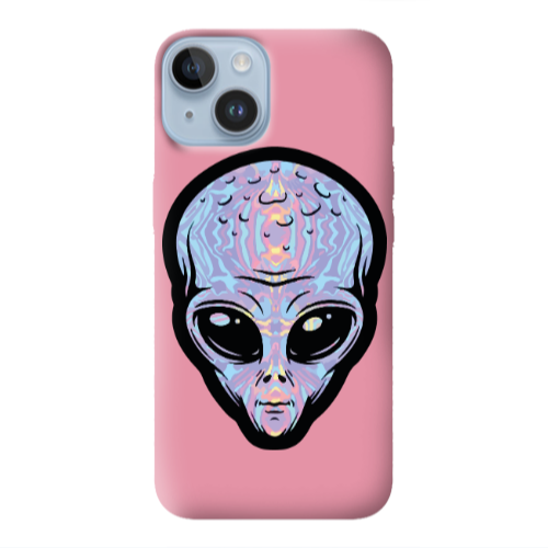 Apple iPhone 14 Plus Alien Pink Colored Silicone TPU Θήκη