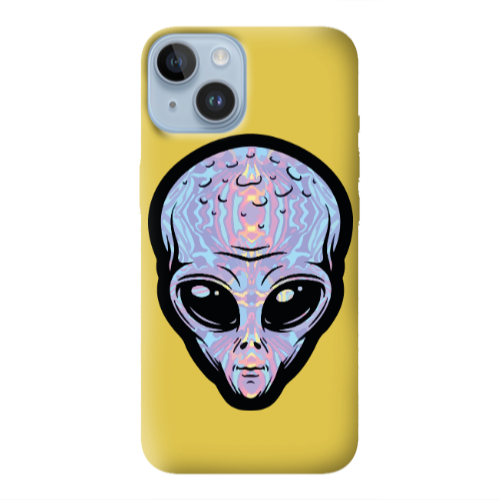 Apple iPhone 14 Plus Alien Yellow Colored Silicone TPU Θήκη