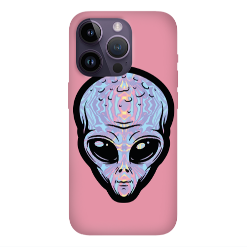 Apple iPhone 14 Pro  Alien Pink Colored Silicone TPU Θήκη