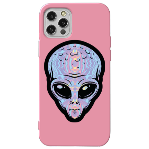 Apple iPhone 13 Pro Alien Pink Colored Silicone TPU Θήκη