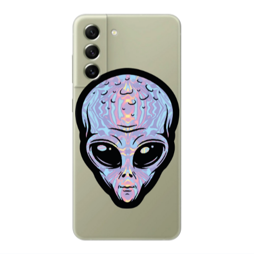 Samsung S21 PLUS Alien Transparent Silicone TPU Θήκη