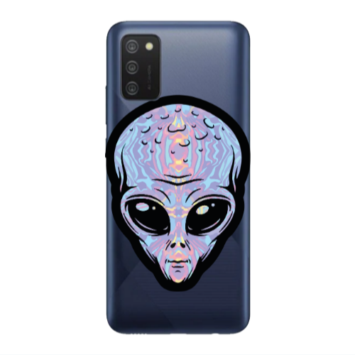 Samsung A03S Alien Transparent Silicone TPU Θήκη