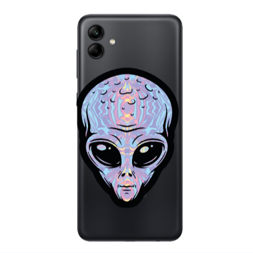 Samsung A04 Alien Transparent Silicone TPU Θήκη