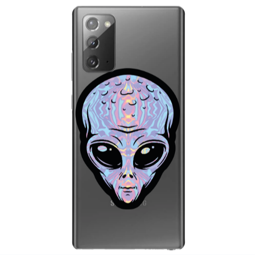 Samsung Note 20 Alien Transparent Silicone TPU Θήκη