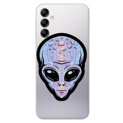 Samsung A24 Alien Transparent Silicone TPU Θήκη
