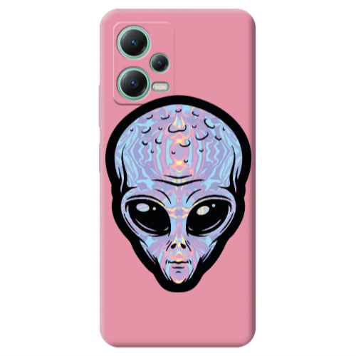 Xiaomi Redmi Note 12 Pro 5G Alien Pink Colored Silicone TPU Θήκη