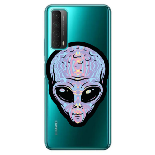 Huawei P Smart 2021 Alien Transparent Silicone TPU Θήκη