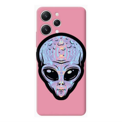Xiaomi Redmi 12 Alien Pink Colored Silicone TPU Θήκη