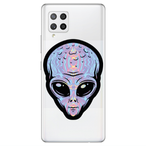 Samsung A42 5G Alien Transparent Silicone TPU Θήκη