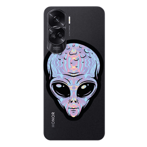 Honor 90 Lite 5G Alien Transparent Silicone TPU Θήκη