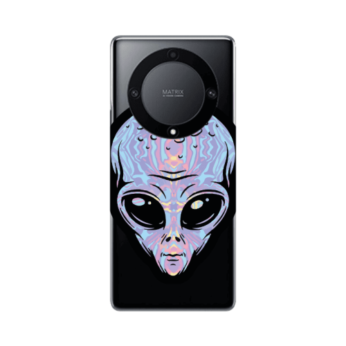 Honor Magic5 Lite 5G Alien Transparent Silicone TPU Θήκη