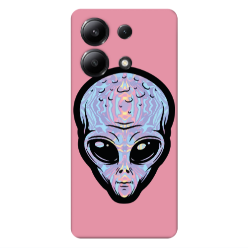 Xiaomi Redmi Note 13 4G Alien Pink Colored Silicone TPU Θήκη