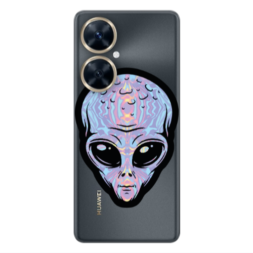 Huawei Nova 11i Alien Transparent Silicone TPU Θήκη