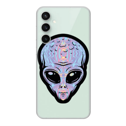 Samsung S24 Plus Alien Transparent Silicone TPU Θήκη