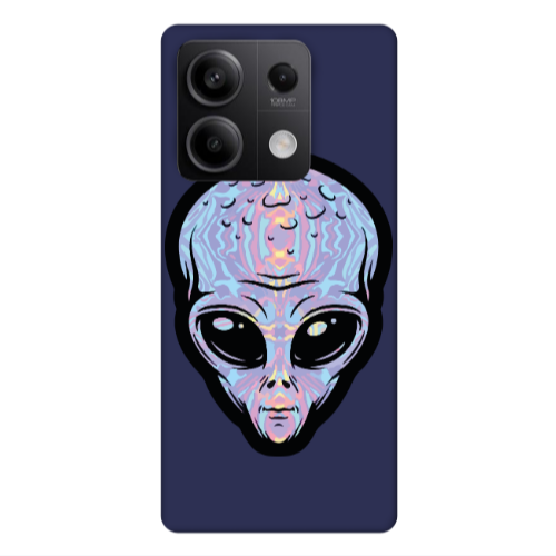 Xiaomi Redmi Note 13Pro 5G Alien Dark blue Colored Silicone TPU Θήκη