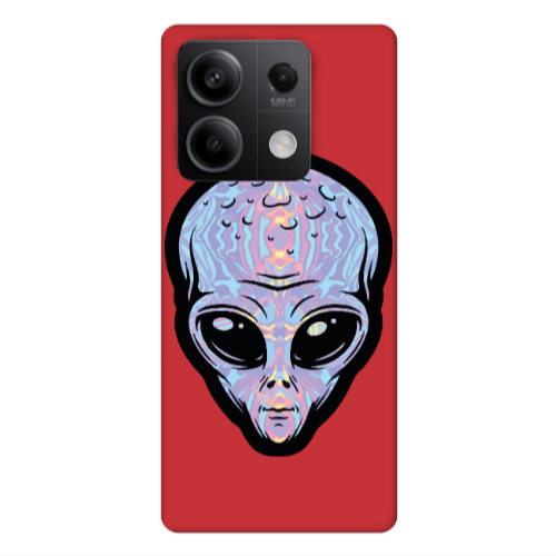 Xiaomi Redmi Note 13Pro 5G Alien Red Colored Silicone TPU Θήκη