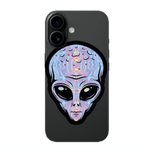 Apple Iphone 16 Alien Transparent Silicone TPU Θήκη
