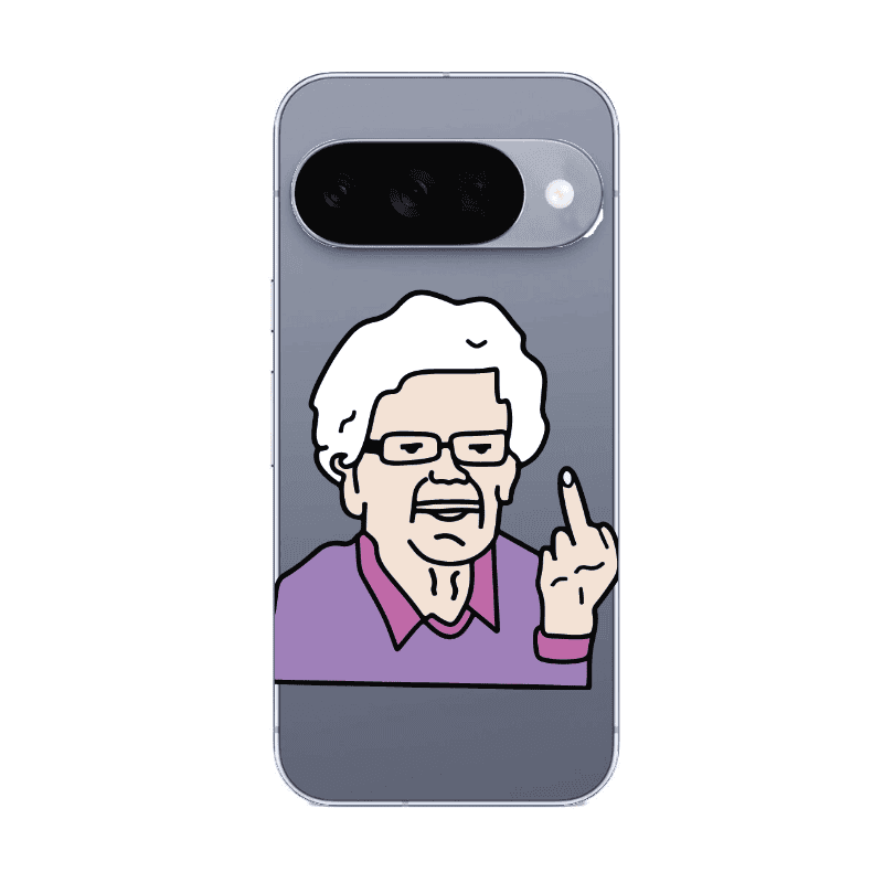 Google Pixel 10 Crazy Granny Transparent Silicone TPU Θήκη