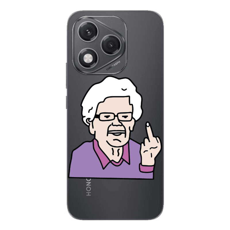 Honor 400 Lite Crazy Granny Transparent Silicone TPU Θήκη