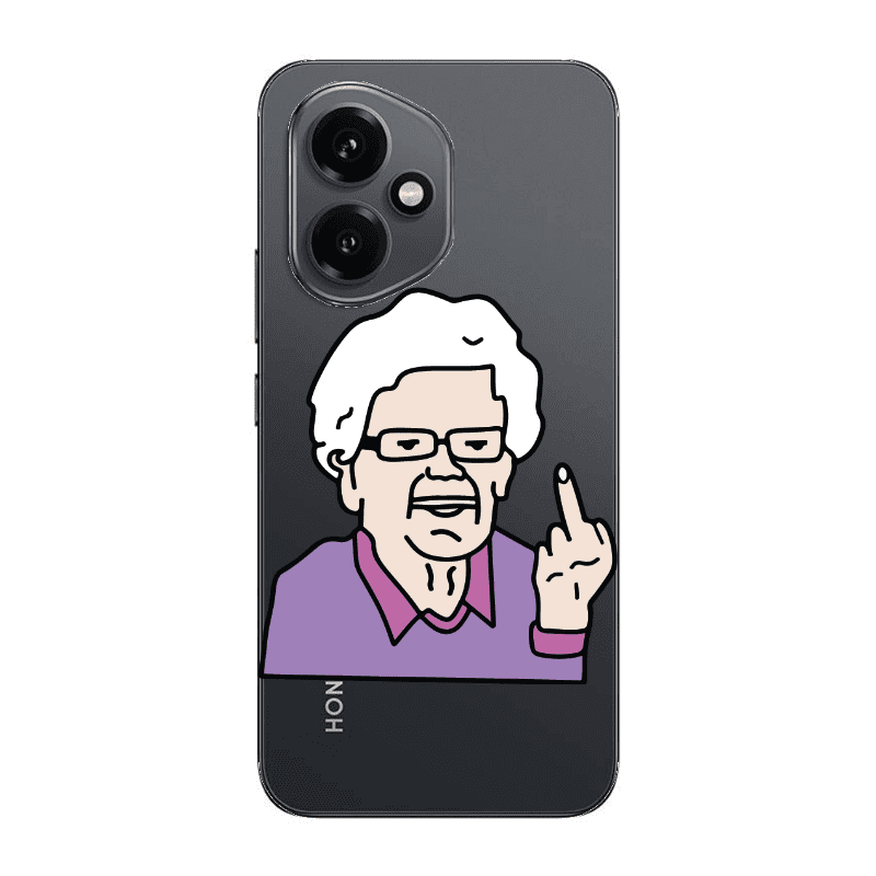 Honor Magic 400 Crazy Granny Transparent Silicone TPU Θήκη
