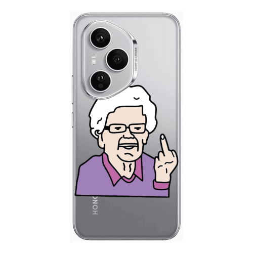 Honor Magic 400 Pro Crazy Granny Transparent Silicone TPU Θήκη