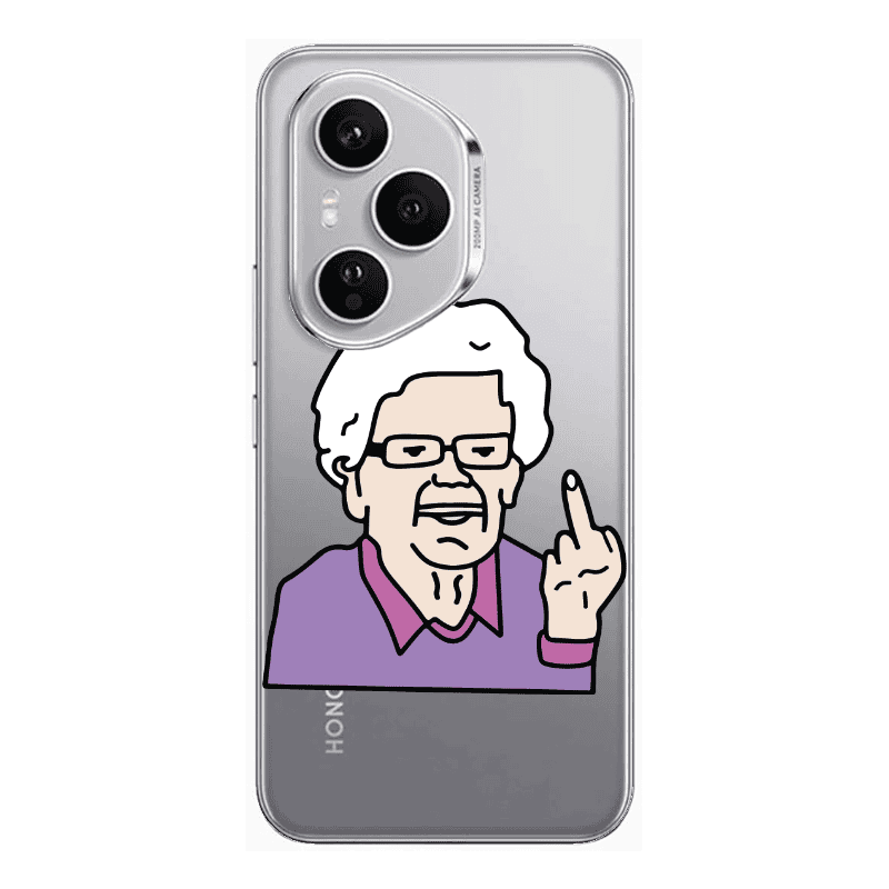 Honor Magic 400 Pro Crazy Granny Transparent Silicone TPU Θήκη