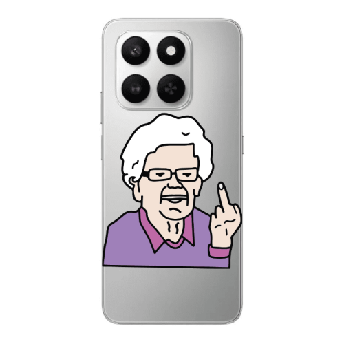 Honor Magic 400 Smart Crazy Granny Transparent Silicone TPU Θήκη