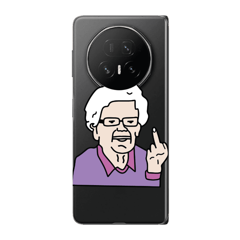Honor Magic V5 Crazy Granny Transparent Silicone TPU Θήκη