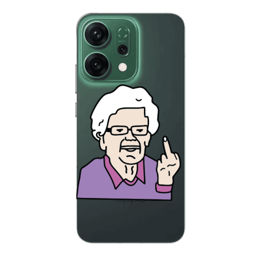 Oppo RENO 14 Crazy Granny Transparent Silicone TPU Θήκη