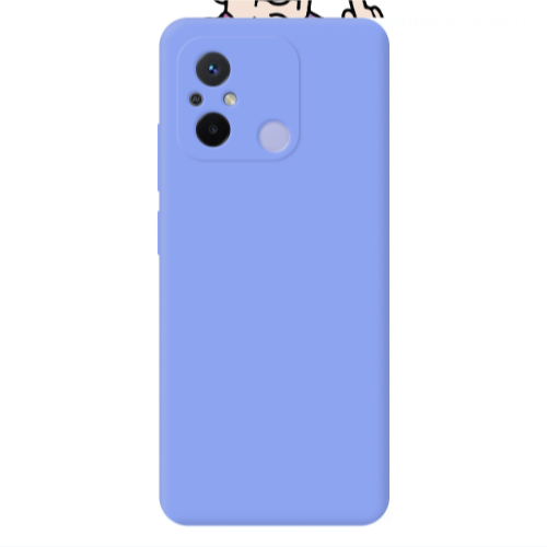 Xiaomi Redmi 12C Crazy Granny Light Purple Colored Silicone TPU Θήκη