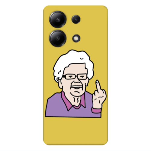 Xiaomi Redmi Note 13 4G Crazy Granny Yellow Colored Silicone TPU Θήκη