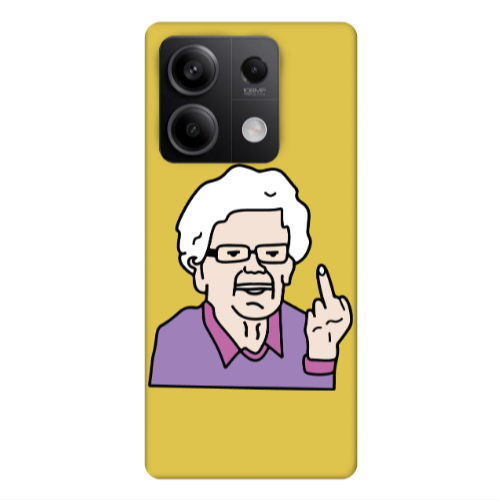 Xiaomi Redmi Note 13Pro 5G Crazy Granny Yellow Colored Silicone TPU Θήκη