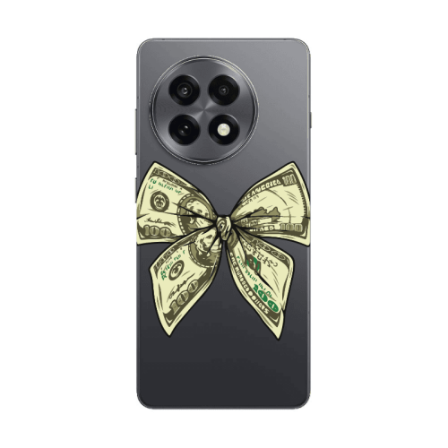 Oneplus 13 5G Bowtie Dollars Transparent Silicone TPU Θήκη