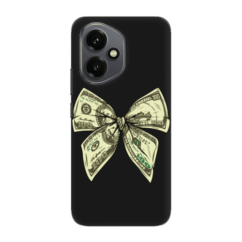 Honor Magic 400 Bowtie Dollars Black Colored Silicone TPU Θήκη