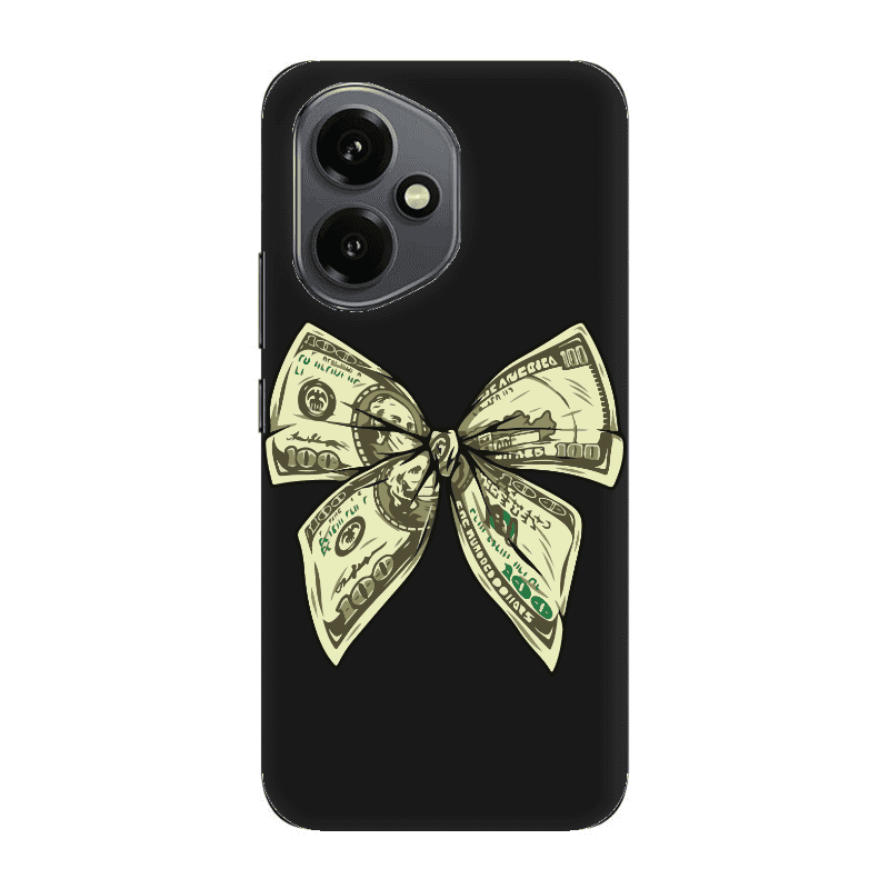 Honor Magic 400 Bowtie Dollars Black Colored Silicone TPU Θήκη