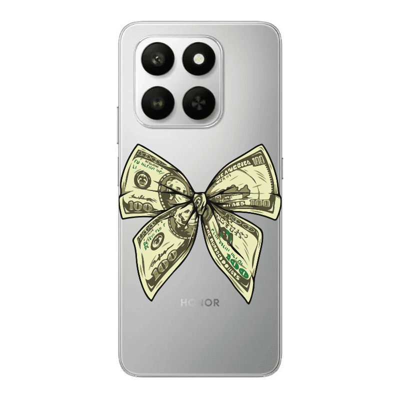 Honor Magic 400 Smart Bowtie Dollars Transparent Silicone TPU Θήκη