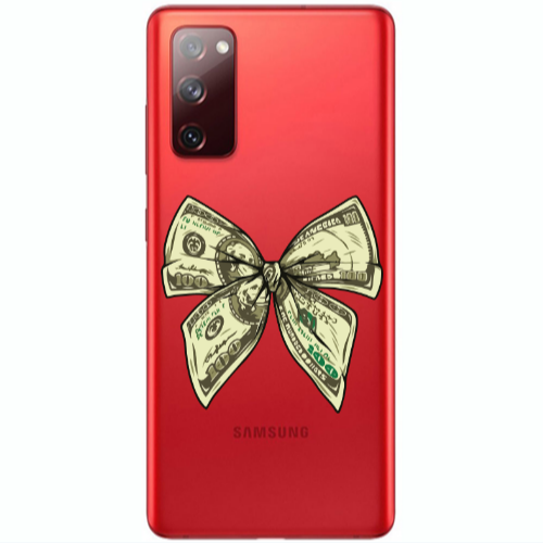 Samsung S20 FE Bowtie Dollars Transparent Silicone TPU Θήκη