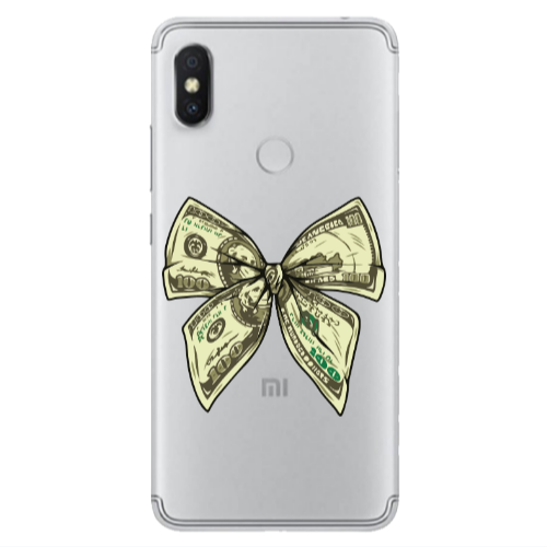 Xiaomi Redmi S2 Bowtie Dollars Transparent Silicone TPU Θήκη