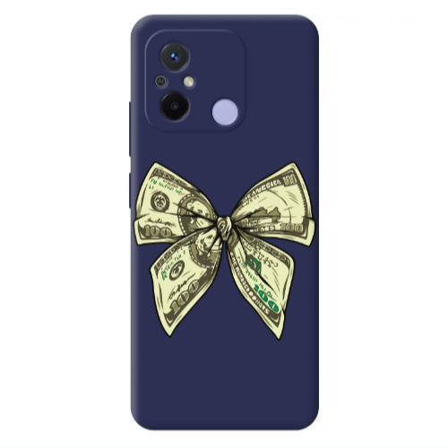 Xiaomi Redmi 12C Bowtie Dollars Dark blue Colored Silicone TPU Θήκη