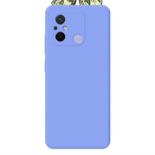 Xiaomi Redmi 12C Bowtie Dollars Light Purple Colored Silicone TPU Θήκη