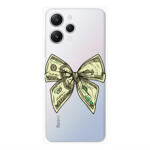 Xiaomi Redmi 12 Bowtie Dollars Transparent Silicone TPU Θήκη