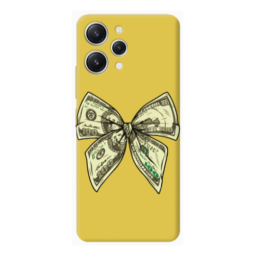 Xiaomi Redmi 12 Bowtie Dollars Yellow Colored Silicone TPU Θήκη