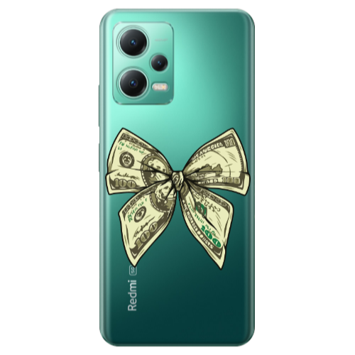 Xiaomi Redmi Note 12 Pro Plus 5G Bowtie Dollars Transparent Silicone TPU Θήκη