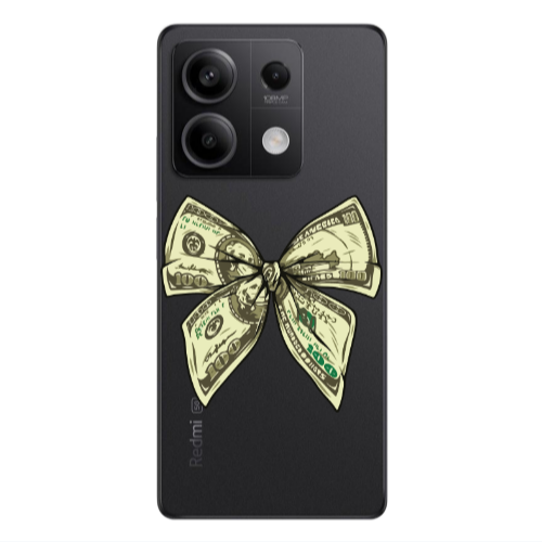 Xiaomi Redmi Note 13Pro 5G Bowtie Dollars Transparent Silicone TPU Θήκη