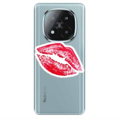 Xiaomi Redmi Note 14 Pro + 5g Drooling Tongue Transparent Silicone TPU Θήκη