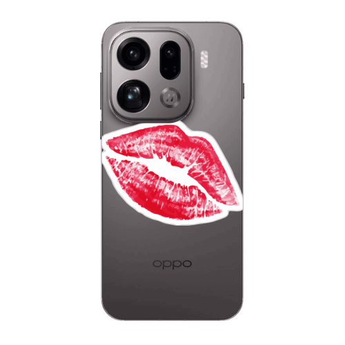 Oppo Find X9 Pro Drooling Tongue Transparent Silicone TPU Θήκη