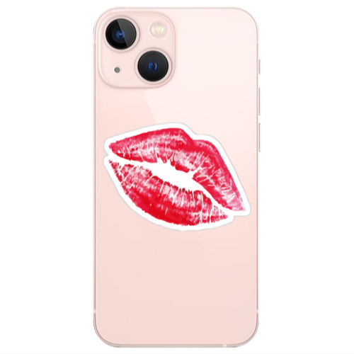 Apple iPhone 13 Drooling Tongue Transparent Silicone TPU Θήκη